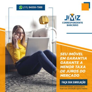 Seu imóvel em garantia garante a menor taxa de juros no mercado